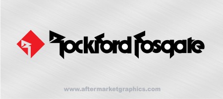 Rockford Fosgate Audio Decals 03 - Pair (2 pieces)
